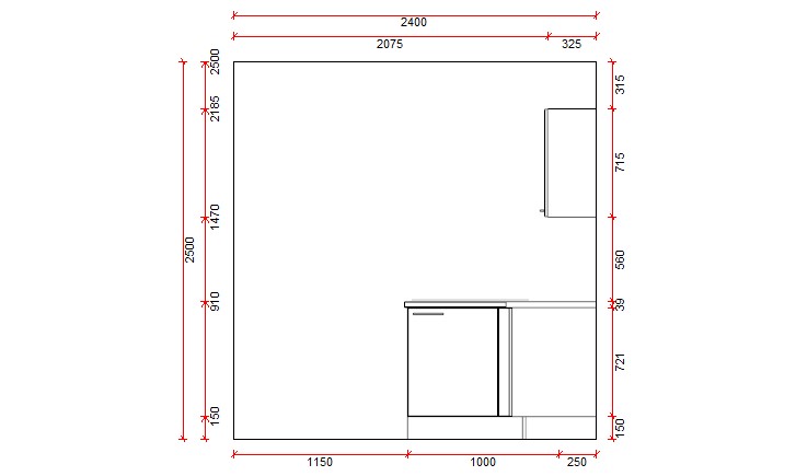 Hoekkeuken Premium 15C wit 305x130cm - voorgemonteerd - zonder toestellen - inox wanddampkap
