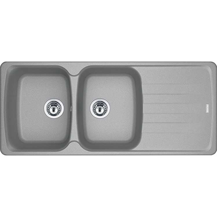 Évier Franke Antea gris pierre 2 bacs 116x50cm