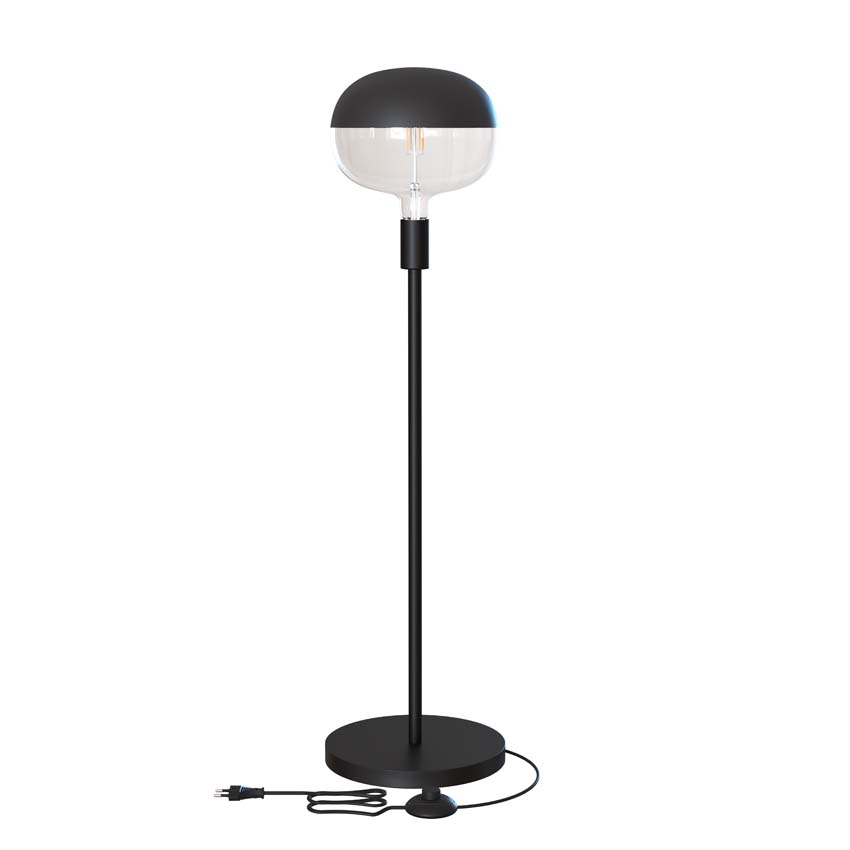 Lampe de table - Noir - H75cm - E27 - 1x40W