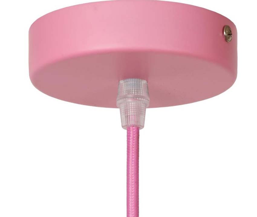 Lucide Mauro - Suspension Chambre d'enfant - 1xE27 - Rose