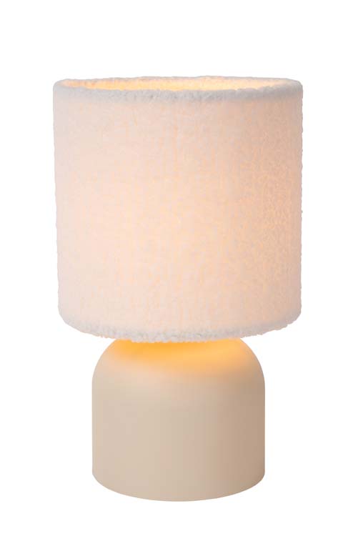 Lampe de table - beige - Ø16cm - E14 - 40W