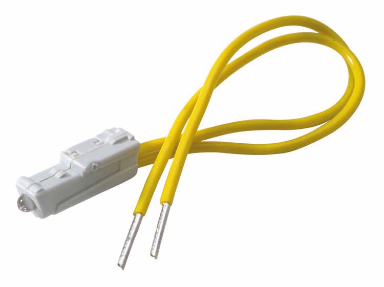 Unité d'éclairage LED 0,2W + fils ambré