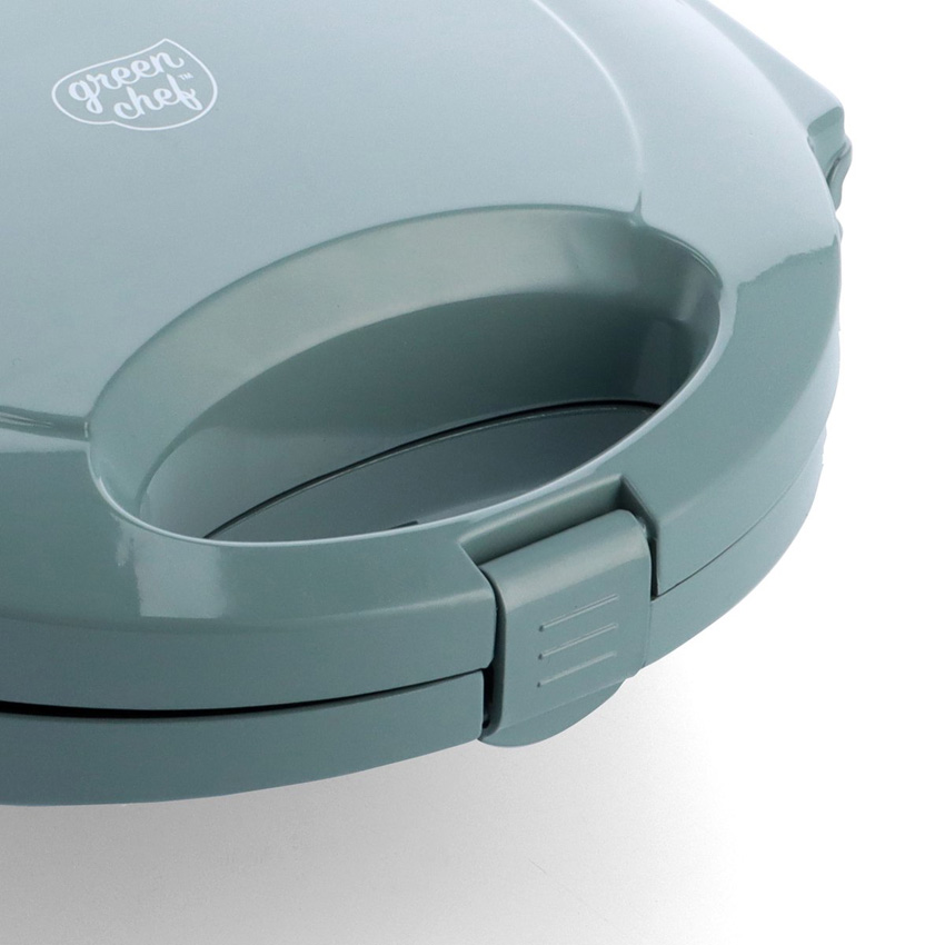 3-in-1 croque-, wafel- en paninimachine blauwgrijs antikleeflaag & PFAS-vrij