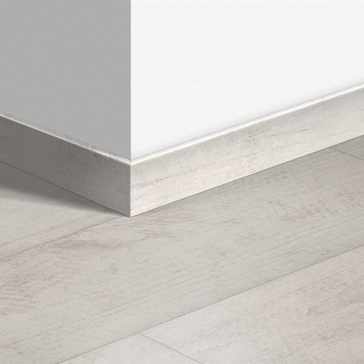 Standaardplint Quick-Step 58 x 12 x 2400 mm Teak wit gebleekt