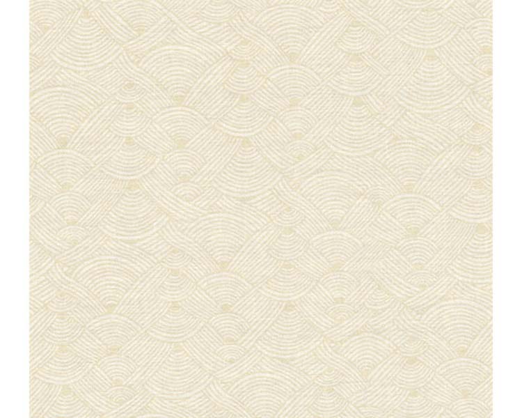 Vinyl op vlies behang 0.53x10m nr wave leem Vinyl op vlies behang 0.53x10m nr wave leem