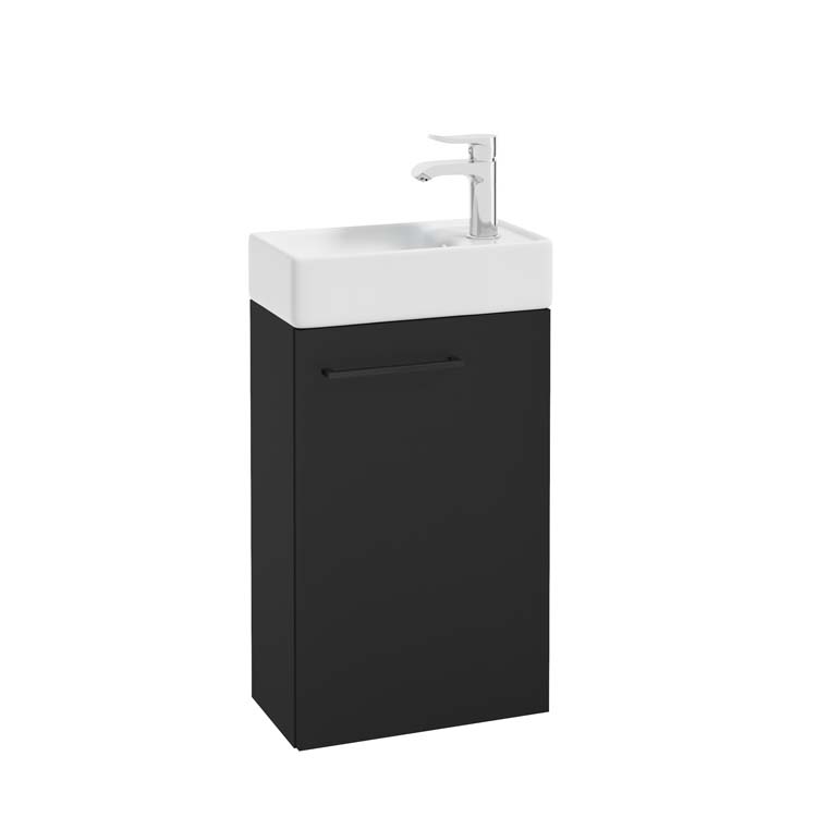 Toiletmeubel Dexx mat zwart 390 mm