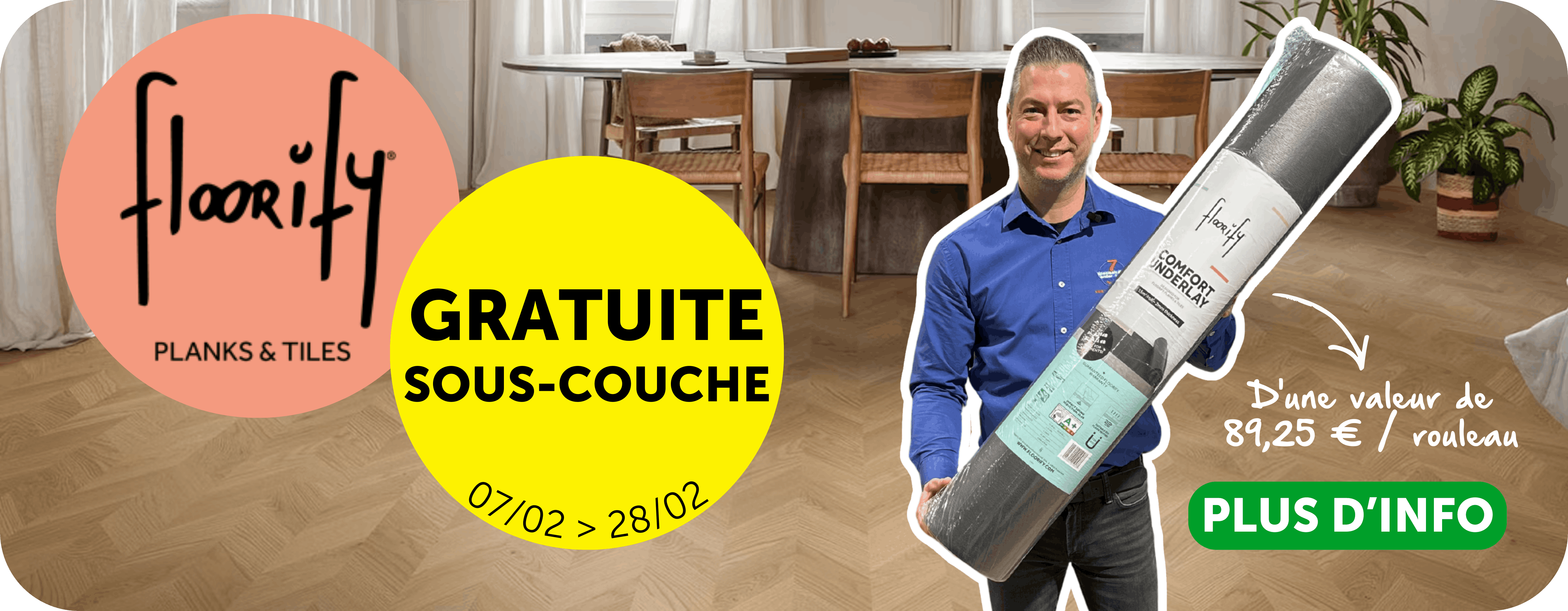 Floorify sous-couche gratuite