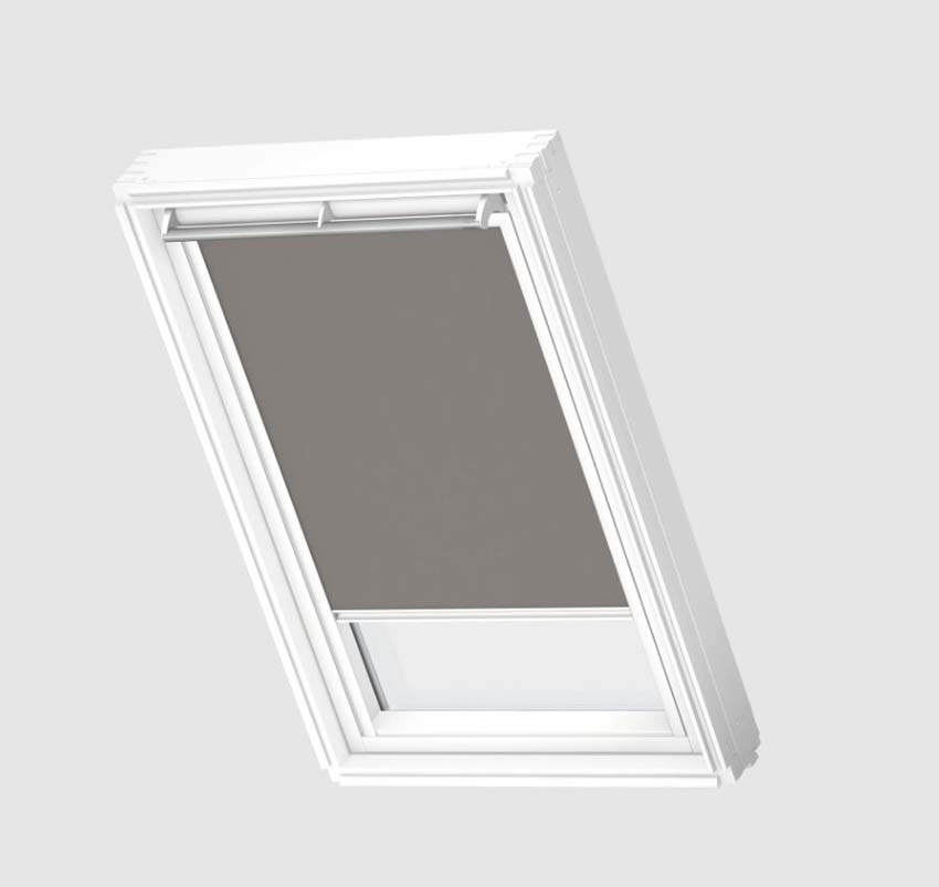 Rolgordijn Velux verduisterend handbediend grijs CK01 0705SWL