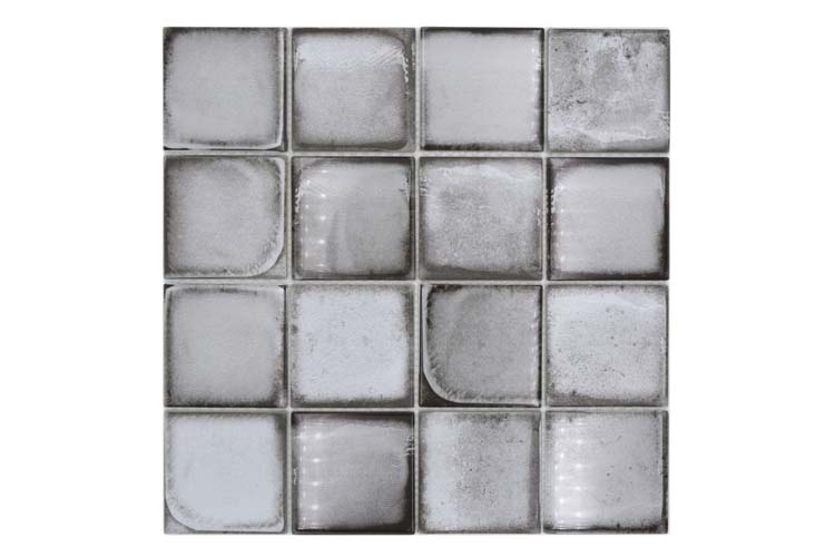 Mozaïek cementgrijs glanzend 29,8x29,8cm