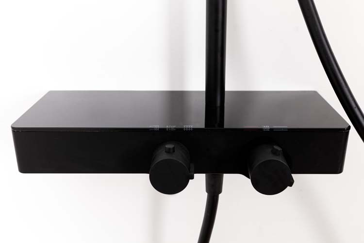 Colonne de douche Milo thermostatique noir mat