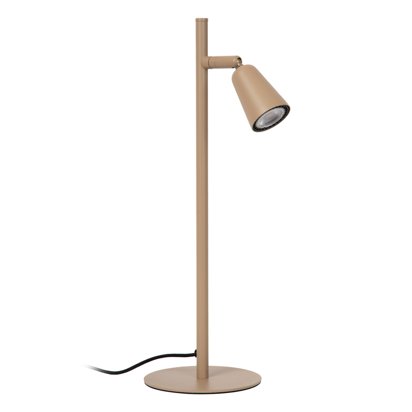 Lucide Essential Tiana - Tafellamp - 1xGU10 (MR16) - Taupe