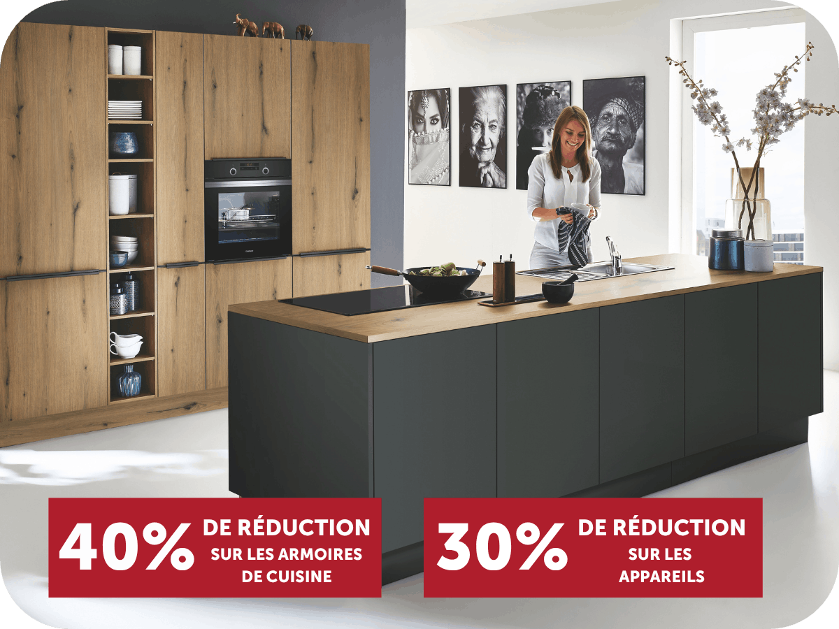 Promotion sur les cuisines sur mesure