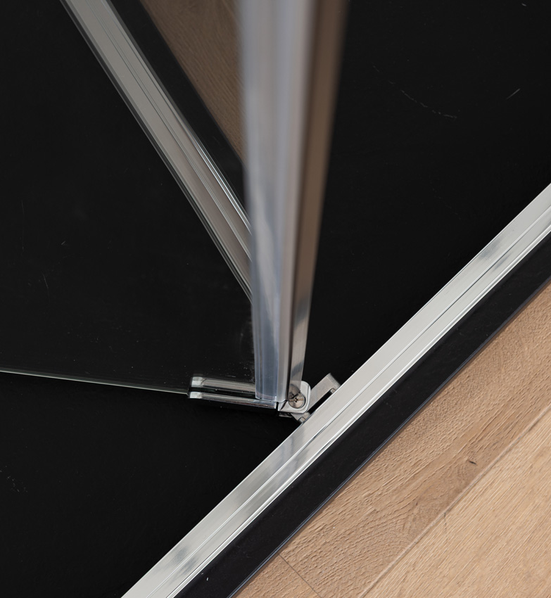 Douche d'angle Ares chrome 90x90x190cm