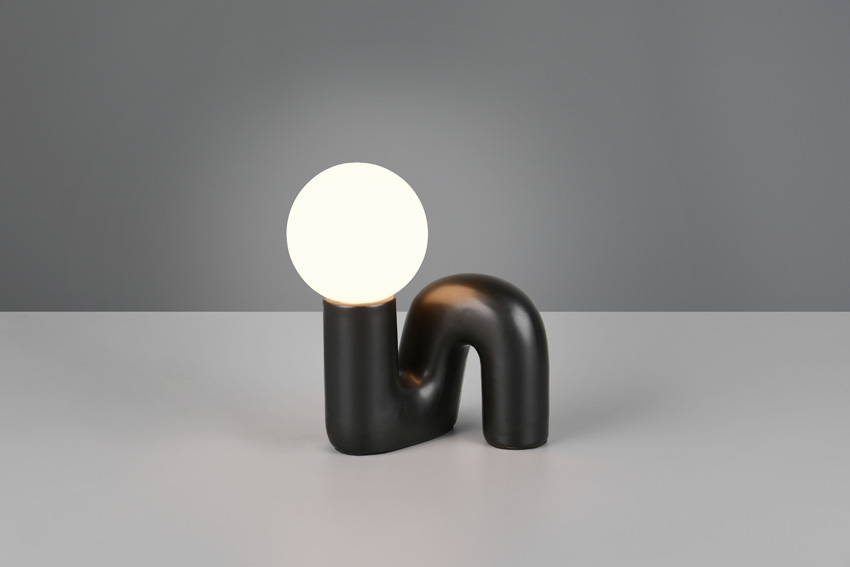 Tafellamp - zwart - H21,5cm - G9 - 1x5W - excl. lichtbron