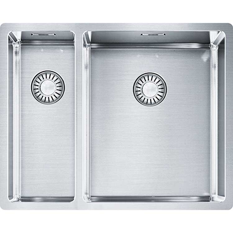 Spoelbak Franke Box inox 1,5 bak 56x45cm rechts