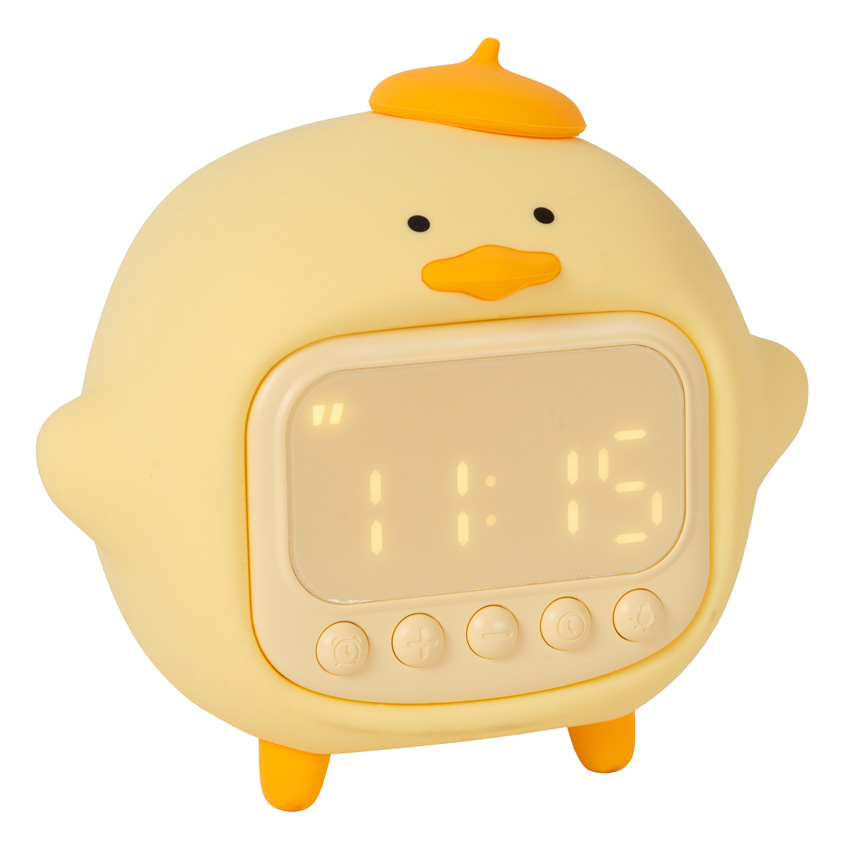 Oplaadbare Nachtlamp Kinderkamer - Accu/Batterij - LED 3 StepDimbaar - 1x1,5W 2100K - Met muziekfunctie - Geel