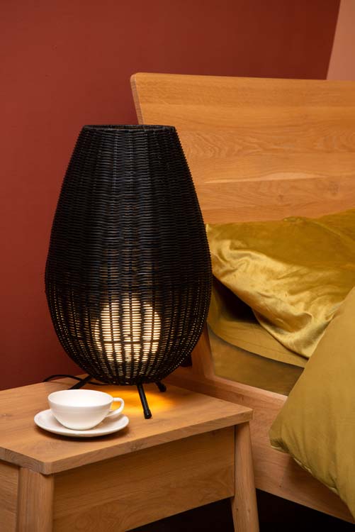 Lampe de table - Ø 30 cm - 1xG9 - Noir