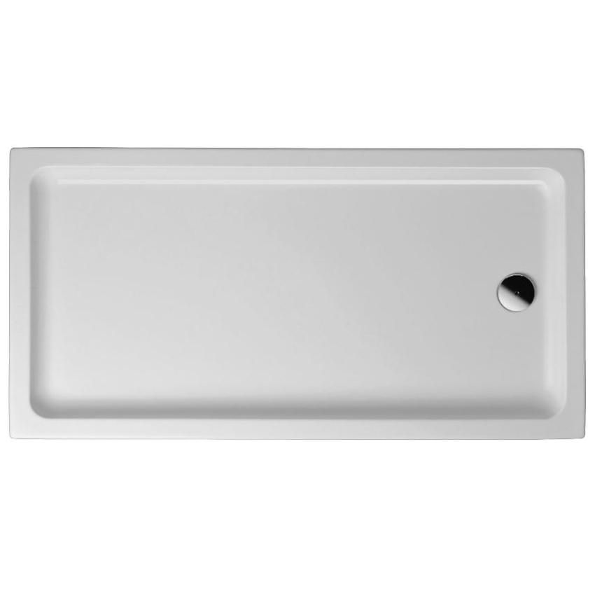 Receveur de douche Vicenza acrylique blanc brillant 120x80cm