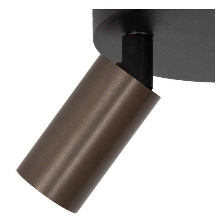 Spot plafond Zen - café - Ø15cm - 2xGU10