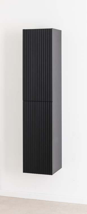 Armoire colonne Sunday noir montage murale 160x35x35cm Armoire colonne Sunday noir montage murale 160x35x35cm