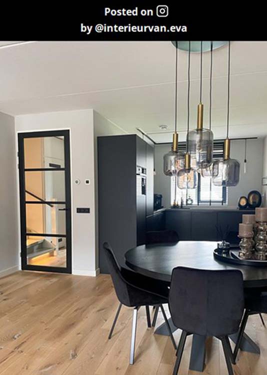 Hanglamp - fumé - Ø66cm - 5xE27 - 40W