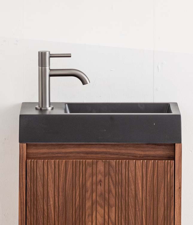 Koudwaterkraan Maddi mat gunmetal