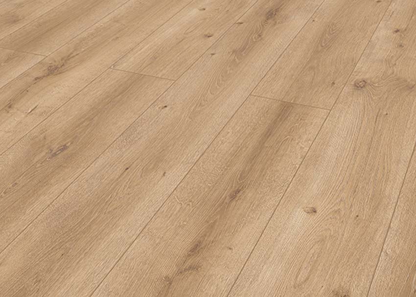 Laminaatvloer 8mm eik natuur crème 128,5x19,2cm