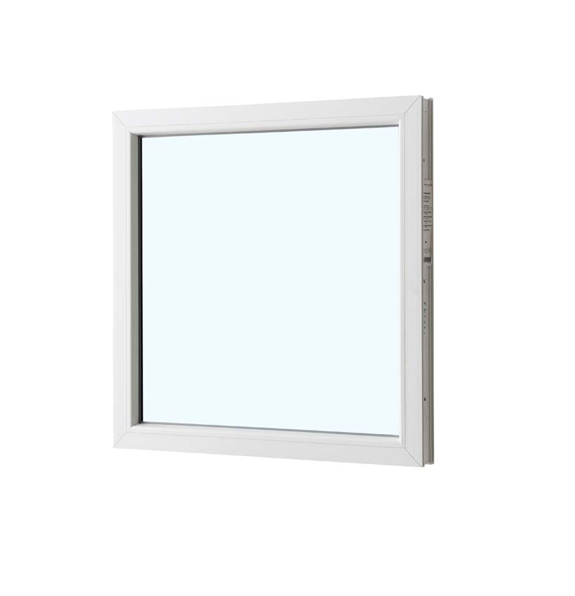 Châssis fixe pvc blanc budget L900XH900 mm