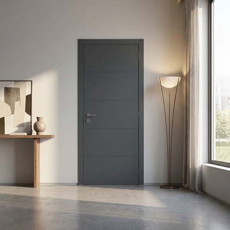 Complete schilderdeur Moderne Horizontale 830mm TUBESPAAN