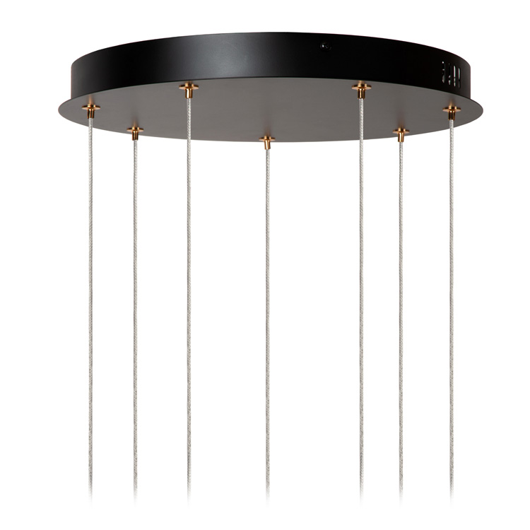 Hanglamp Fira - transparant - Ø39cm - dimbaar - 7x4W - 2700K