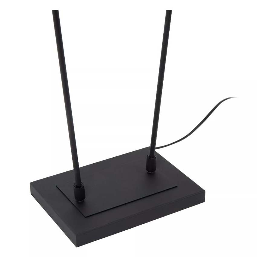 Lucide Vibes Duarte - Staande lamp - 2xG9 - Grijs ijzer