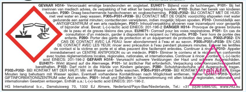HG ontkalker voor espresso- & padkoffiezetapparaten (melkzuur)