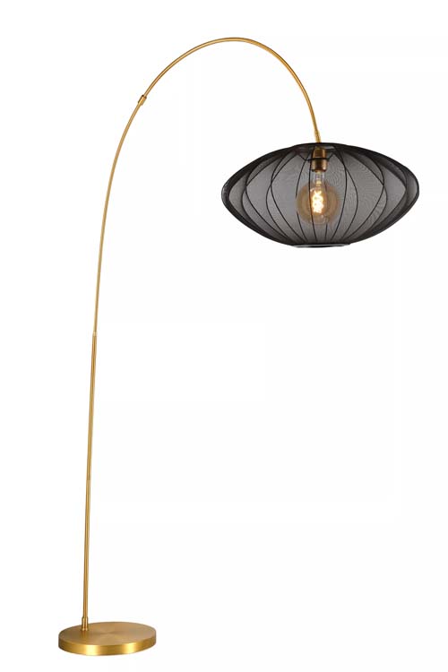 CORINA - Lampadaire arceau - 1xE27 - Noir