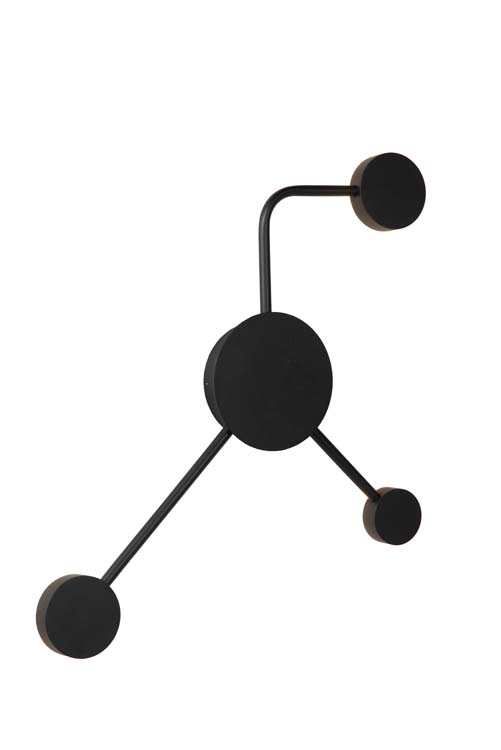 Wandlamp - LED - 3x10W 3000K - Zwart
