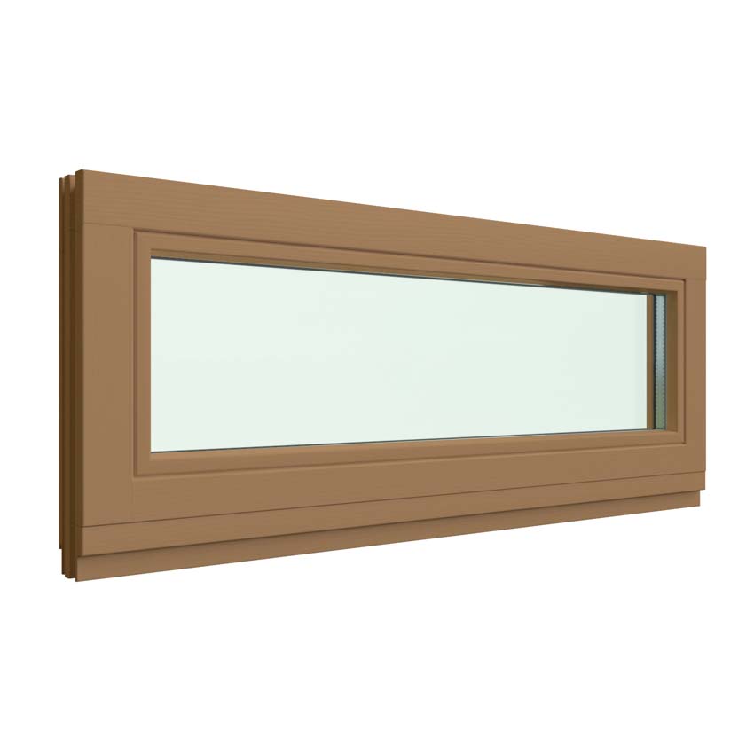 Châssis fixe Vardelux bois Meranti 68mm naturel L1500xH500mm