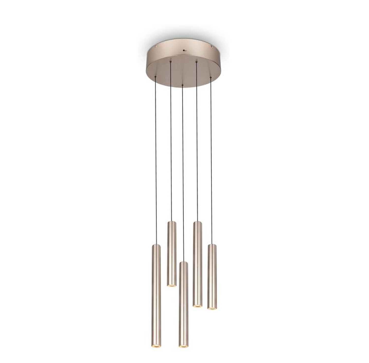 Suspension - sable - Ø35cm - LED - 5x5W - 2300-4000K
