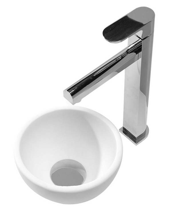Vasque Karen ronde 20 x 20 x 11 cm solid surface