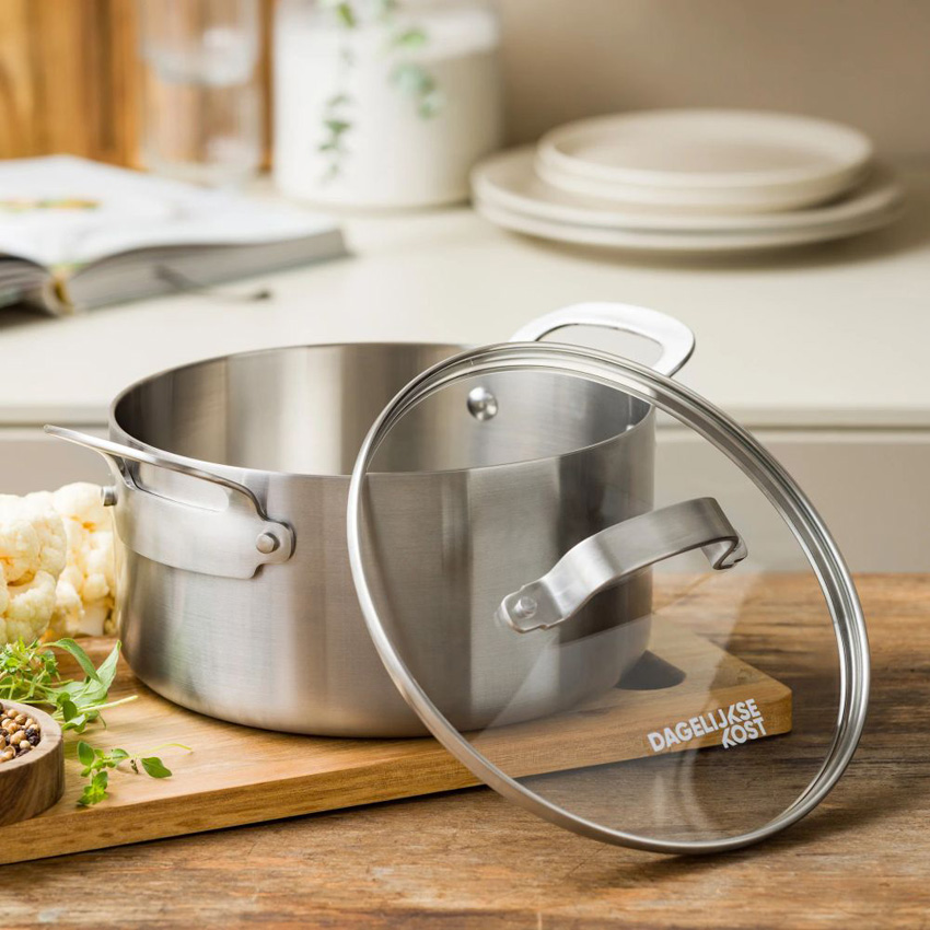 Casserole avec couvercle Dagelijkse Kost Proline Ø20cm sans PFAS