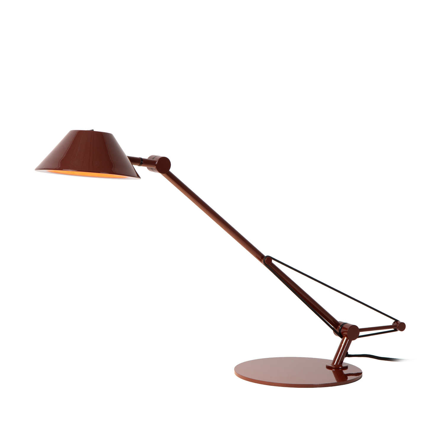 Bureaulamp - LED - 1X8W 3000K - Bordeaux