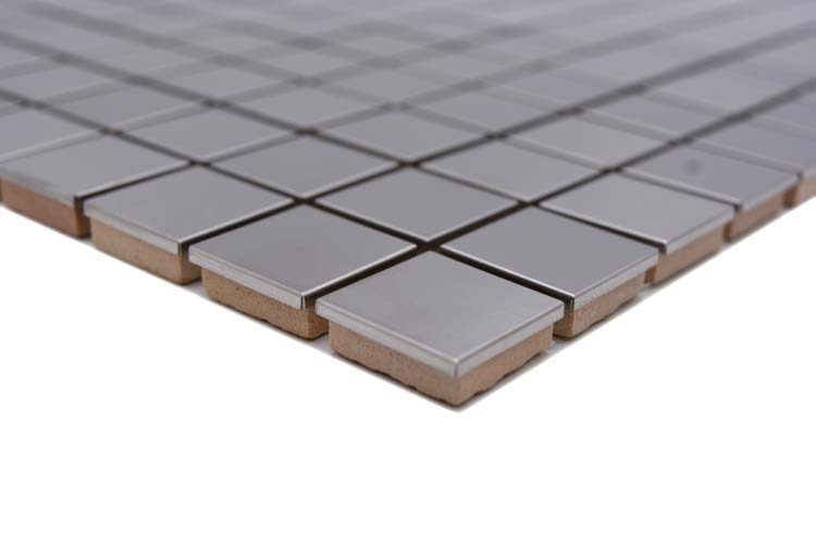 Mozaïek vierkant zilver mat 29,8x30,5cm