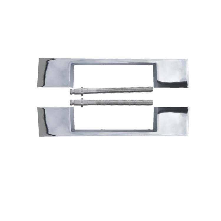 Tirant pro arezzo 180mm chrome paire épaisseur porte>3cm