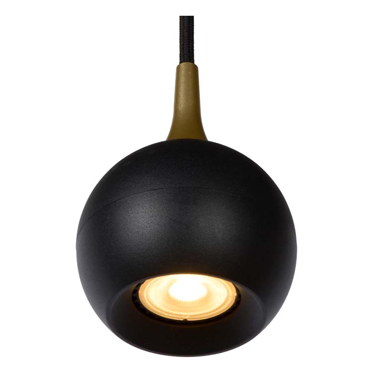 Hanglamp - zwart - Ø9cm - GU10 - 5W