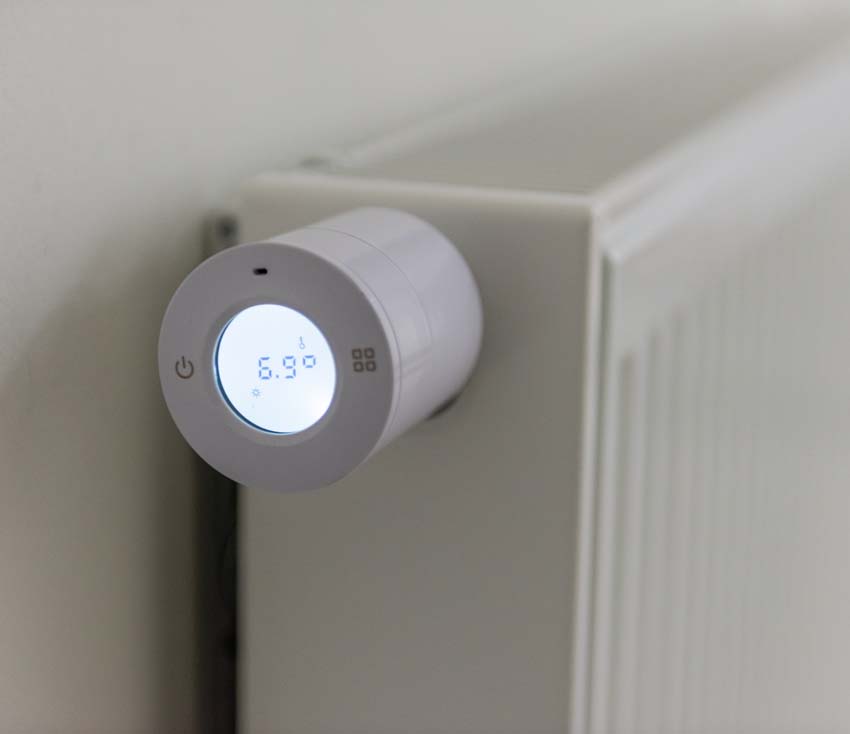 Radiatorthermostaat Dio bluetooth wit