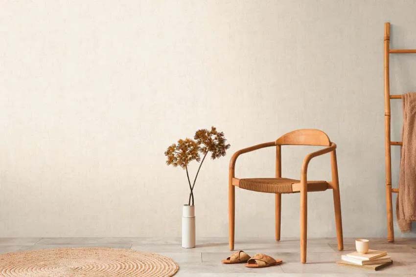 Papier peint vinyle sur intissé beige 0,53x10m