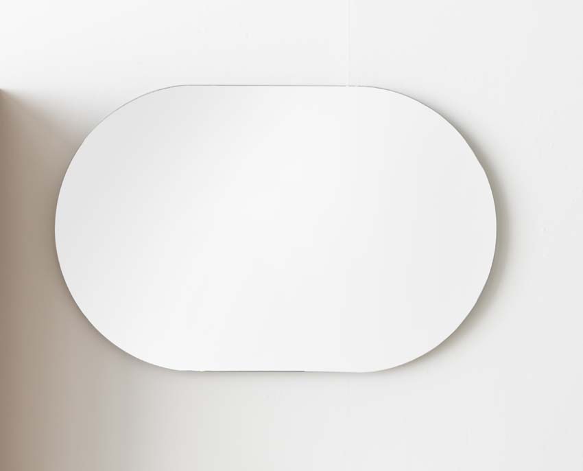 Miroir Floris ovale LED + anti-buée 100x65cm