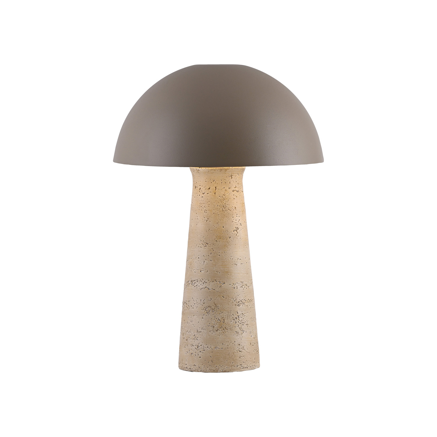 Lampe de table - sable - Ø25cm - 1xE27 - 15W max. - ampoule non inclus