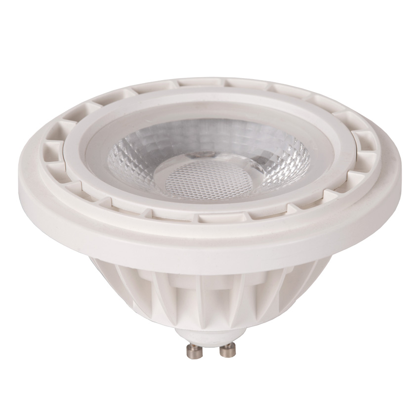 Lucide ES111 - LED-lamp - Ø11cm - LED Dim to warm - GU10 (MR16) - 1x12W - 2200K/3000K - Wit