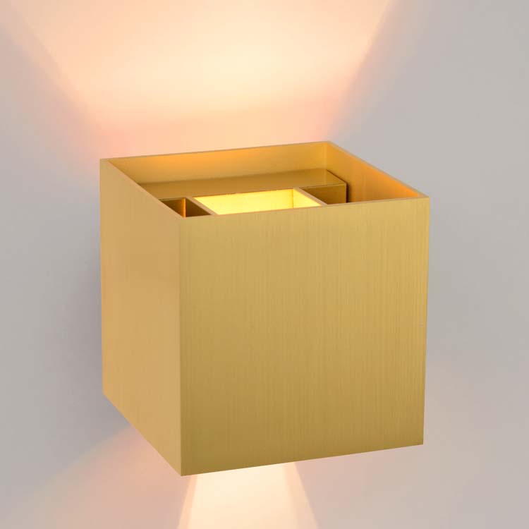 Wandlamp - goud/messing - dimbaar - G9 - 4W - 2700K