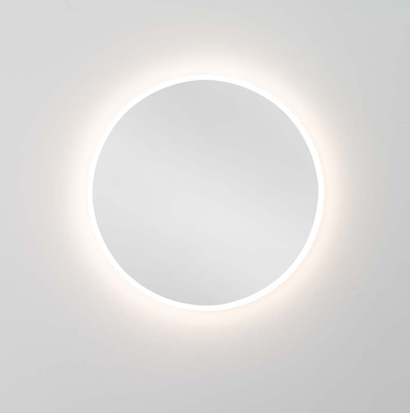 Miroir Fawn rond LED + anti-buée Ø80cm