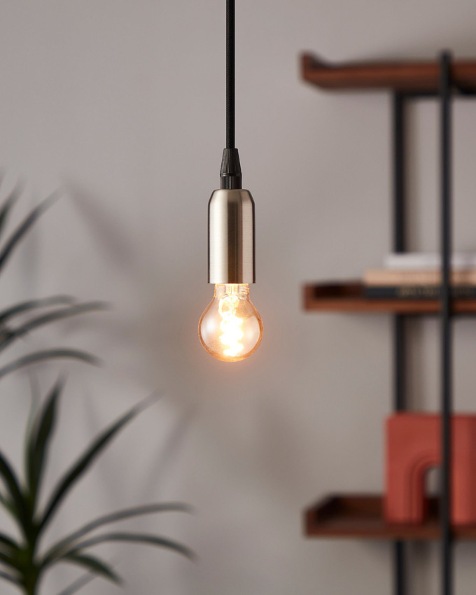 LED lamp - E14 - amber - Ø4,5cm - dimbaar - 1x4W - 145lm - 2000K - 1 stuk